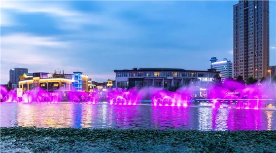信達(dá)電通&mdash;西安高新區(qū)噴泉燈光秀